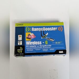Linksys Wireless-G PCI Card WMP54GR with RangeBooster-network adapter.